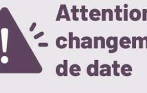 ATTENTION : Cours de Danse annulé et reporté au mardi 01/07